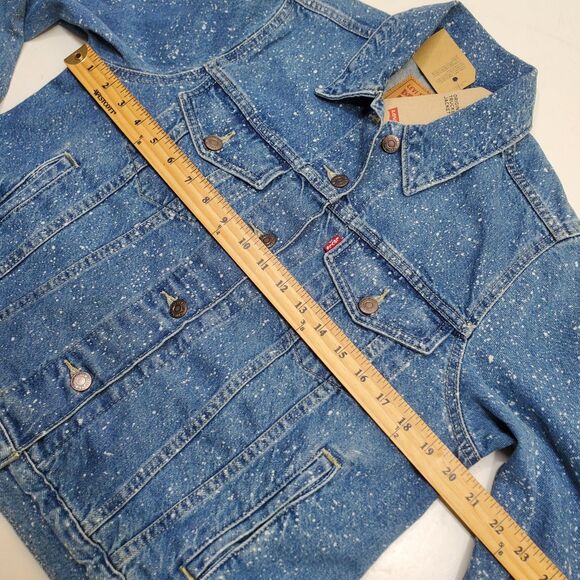 Levi's Premium Original Trucker Jacket Galactic Wash Women's Size Large NWT - Picture 10 of 15